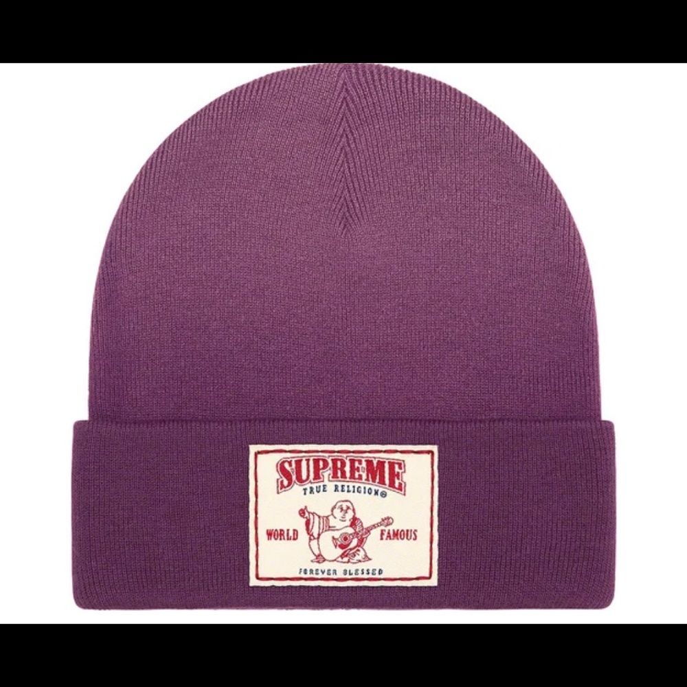 Supreme True Religion Beanie Purple